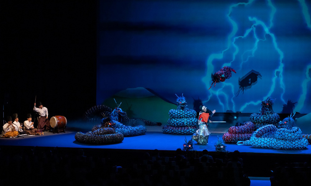 ひろしま神楽アニメーション上映と神楽×映像のコラボレーション