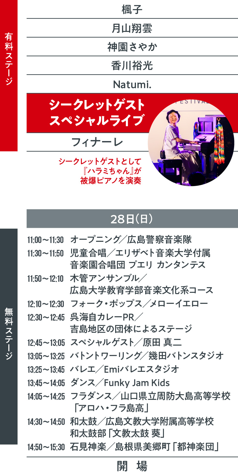 タイムスケジュール